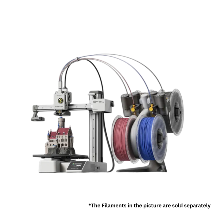 BAMBU LAB A1 MINI 3D PRINTER + AMS LITE BAM-PF002-M+SA005-UK