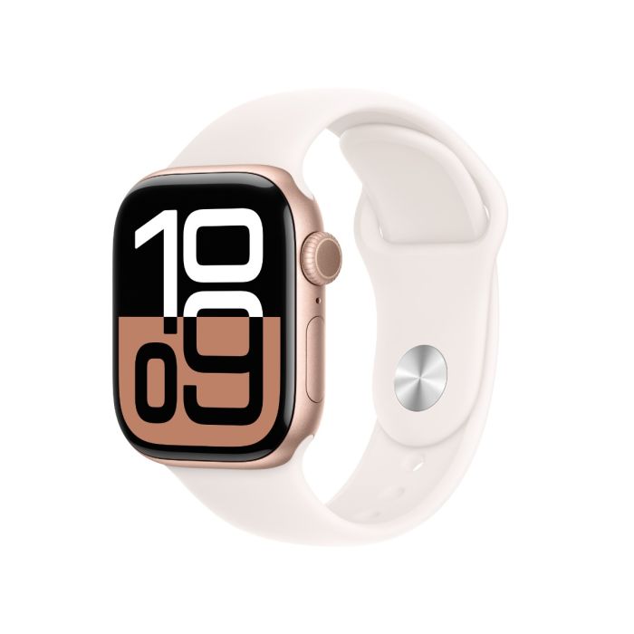 APPLE WATCH SERIES 10 GPS 42MM ROSE GOLD ALUMINIUM MWWH3ZP A Gain City Singapore