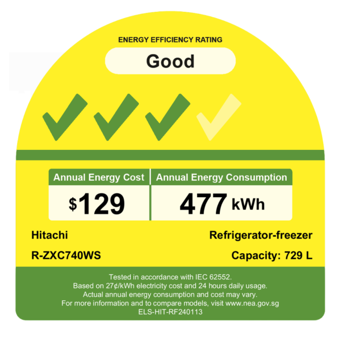 Hitachi 6 Door Fridge - 735L, IoT, Energy Efficient