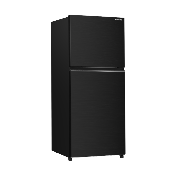 Hitachi 2 Door Fridge - Dual Cooling, 344L, Black