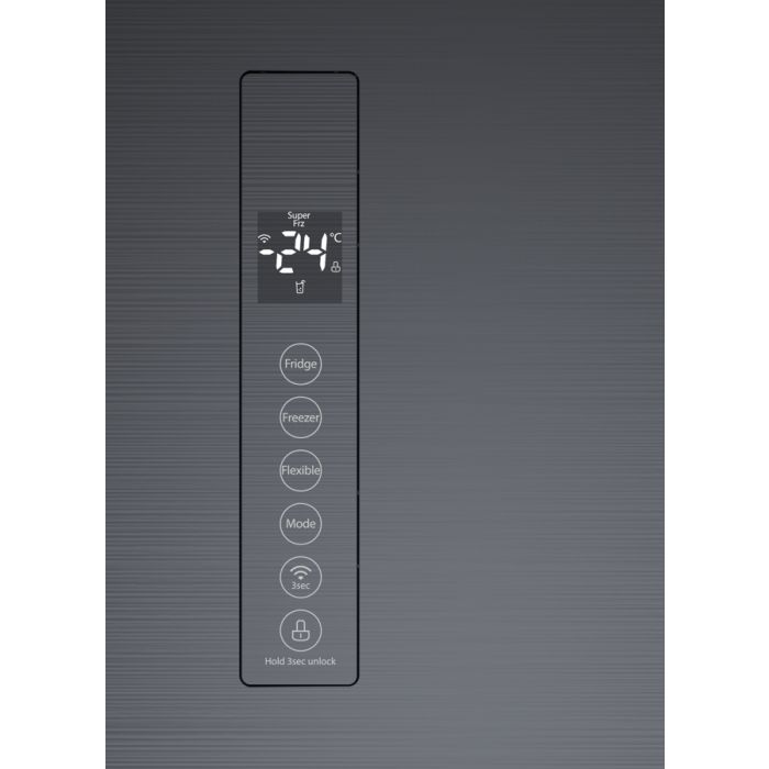 Toshiba Multi Door Fridge 517L, PureAir, Grey