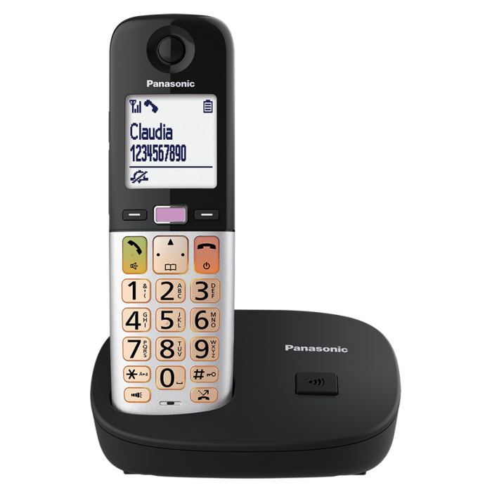 Single Dect Phone KX-TGU410CXB – Large Display, Amplified Volume