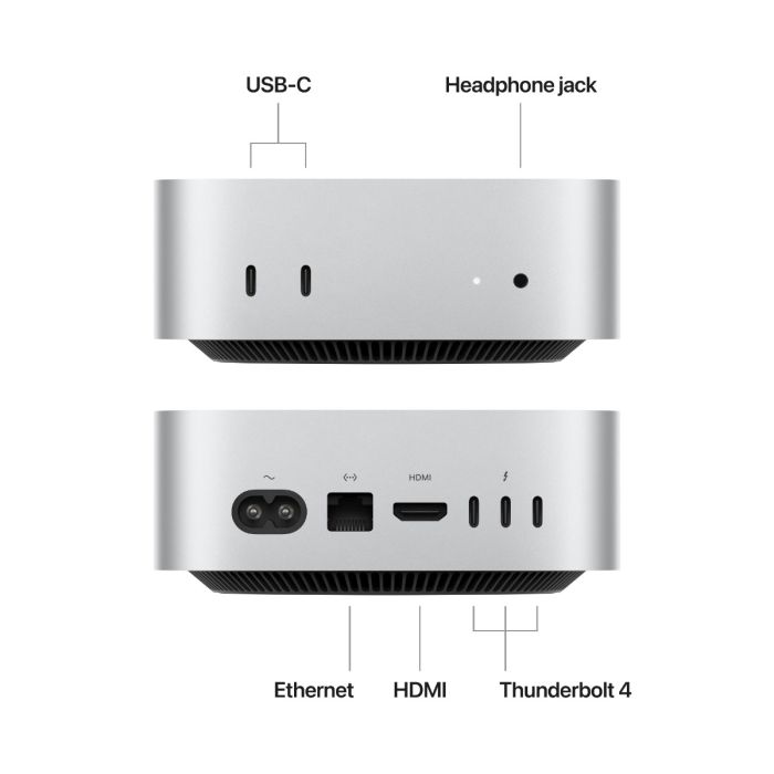 APPLE MAC MINI M4 10-CORE 10-GPU 16GB 512GB MU9E3ZP/A | Gain