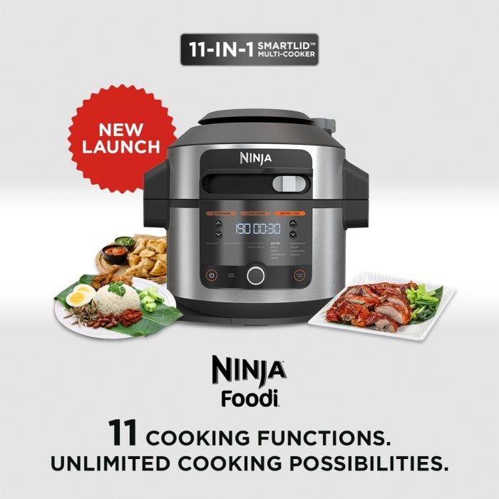 Ninja Multi Cooker - 1760W, 6L, SmartLid