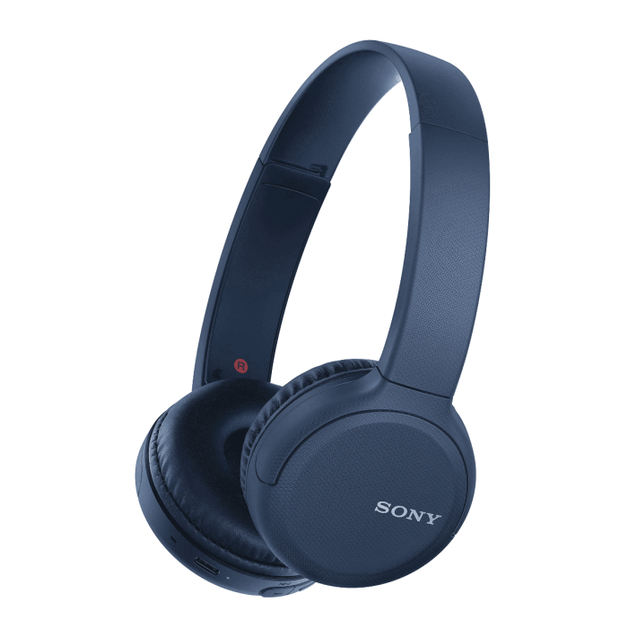 SONY WH CH510 BT HEADSET ON EAR BLUE
