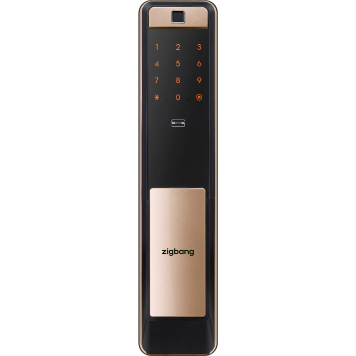 ZIGBANG DIGITAL LOCK SHP-P72 GOLD | Gain City Singapore