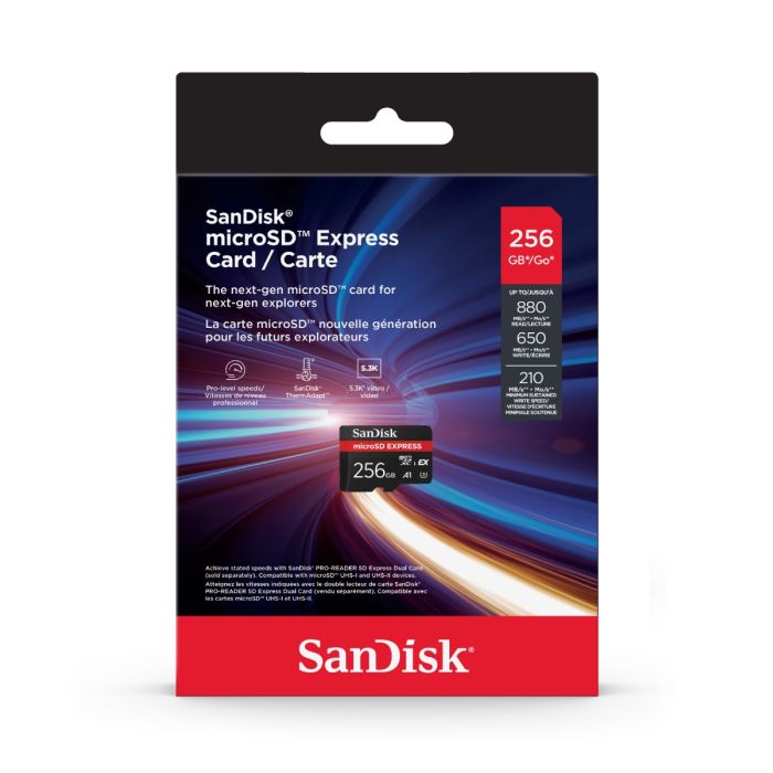 その他 SanDisk microSD Express Card 256GB SanDisk Express microSD Card, 256GB Up to 880MB/s Read, Up to
