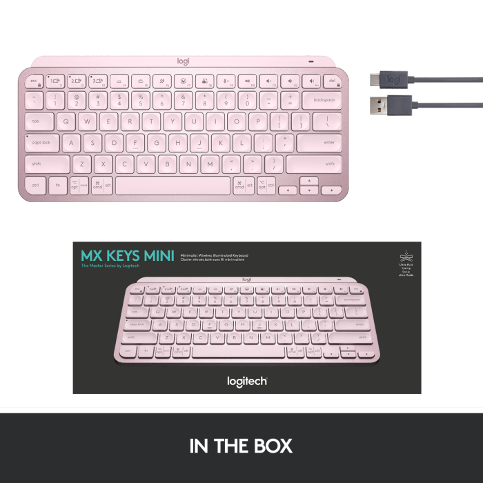 MX Keys Mini - Wireless, Illuminated, Compact