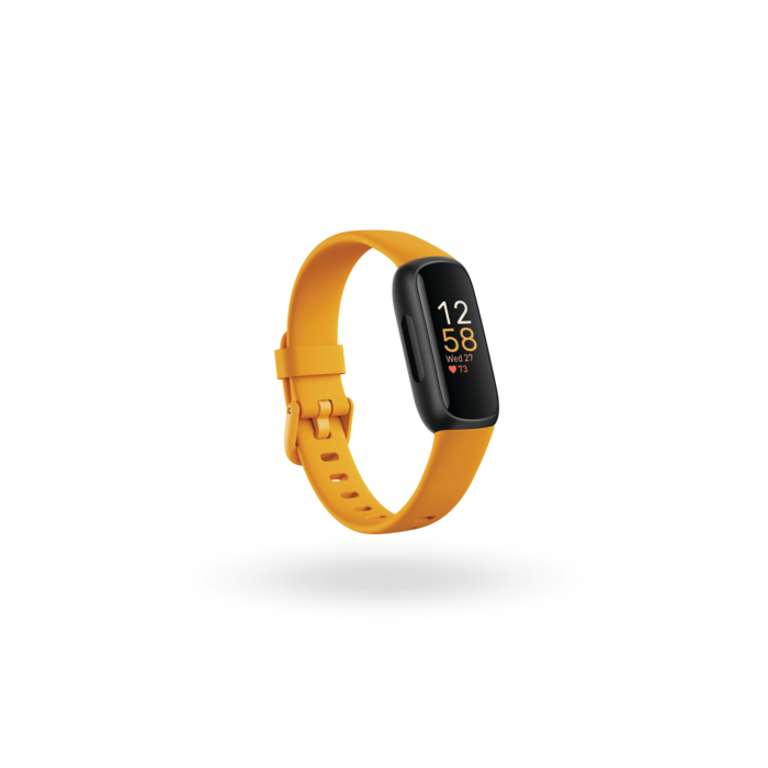 FITBIT INSPIRE 3 BLACK ORANGE FITNESS TRACKER