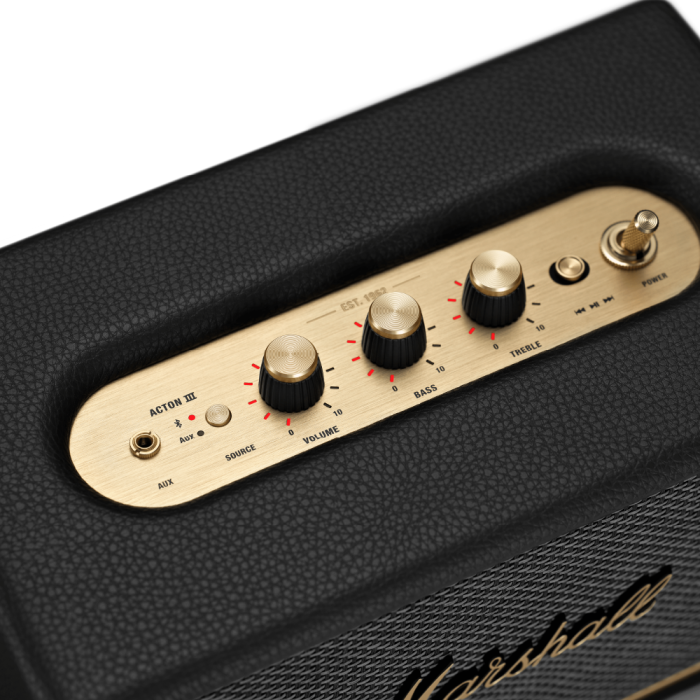MARSHALL WIRELESS SPEAKER STANMORE BT III BLACK | Gain City Singapore