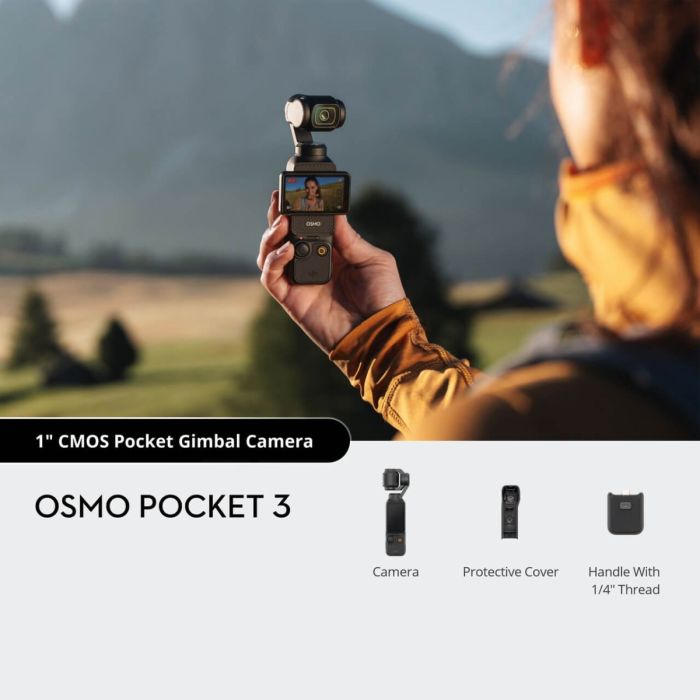 DJI HANDHELD ACTION CAMERA OSMO POCKET 3 | Gain City Singapore