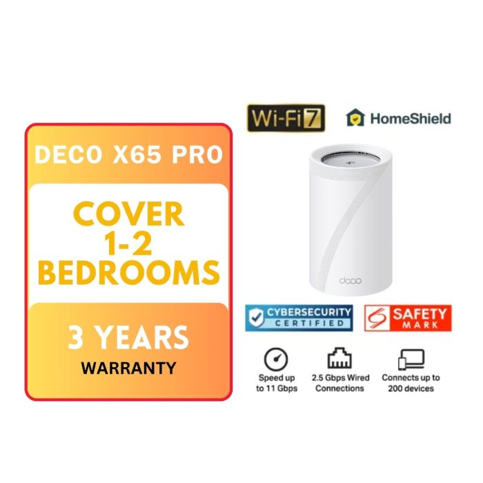 TP-Link BE1100 WiFi 7 Mesh - Tri-Band, 11 Gbps Speed