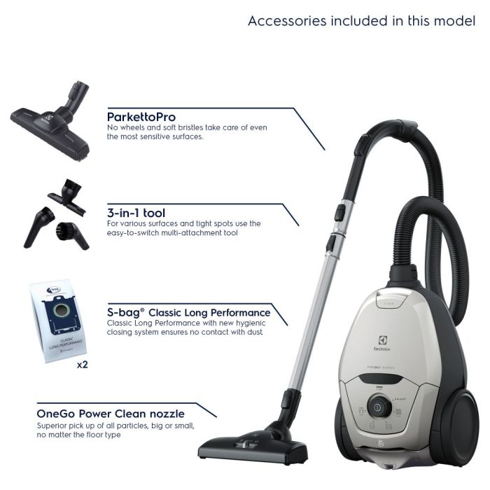 ELECTROLUX BAGGED VACUUM CLEANER ZFB91123 | Gain City Singapore