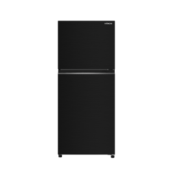 Hitachi 2 Door Fridge - Dual Cooling, 344L, Black