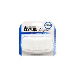 Key Plug Ka3-2-Plug – 2-Pin, White, Compact