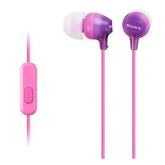 SONY MDR-EX15AP WIRED EARPHONE - PURPLE MDR-EX15AP/VZE
