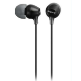 SONY MDR-EX15LP WIRED EARPHONE - BLACK MDR-EX15LP/BZE