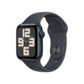 APPLE WATCH SE GPS 40MM MIDNIGHT ALUMINIUM CASE WITH MIDNIGHT SPORT BAND - S/M MXE73ZP/A