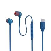 JBL TUNE 310C WIRED EARPHONE - BLUE JBL-HPS-T310C BLU