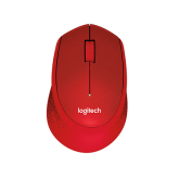 LOGITECH M331 SILENT PLUS WIRELESS MOUSE - RED 910-004916