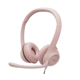 LOGITECH H390 WIRED HEADSET - ROSE 981-001282