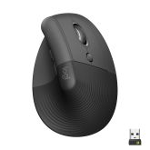 LOGITECH ERGO LIFT VERTICAL WIRELESS MOUSE - GRAPHITE 910-006479
