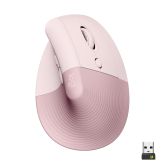 LOGITECH ERGO LIFT VERTICAL WIRELESS MOUSE - ROSE 910-006481