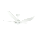 MISTRAL 52” REMOTE CEILING FAN TYPHOON 52-WHITE