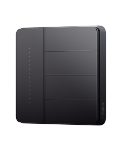 AQARA WALL SWITCH Z1 PRO FOUR ROCKERS (BLACK) AK151CNG01
