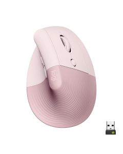 LOGITECH ERGO LIFT VERTICAL WIRELESS MOUSE - ROSE 910-006481