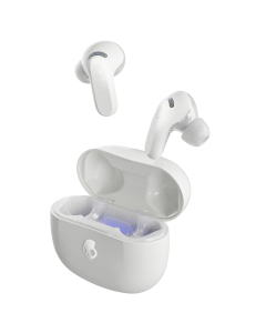 SKULLCANDY RAIL ANC WIRELESS EARBUDS - BONE / ORANGE GLOW SK-S2IPW-S951