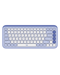 LOGITECH POP ICON KEYS WIRELESS KEYBOARD - LILAC 920-013086