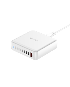MAZER GANPRESTIGE 170W 8-IN-1 CHARGING HUB - WHITE M-D170W-V5-WH