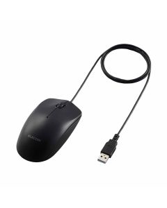 ELECOM 3 BUTTON OPTICAL WIRED MOUSE M-LE10URBK