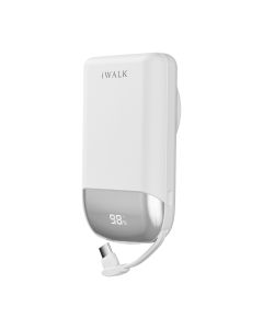 IWALK 10000MAH 40W POWER HYBRID MINI MAGNETIC WIRELESS POWERBANK - WHITE MXB017-002A