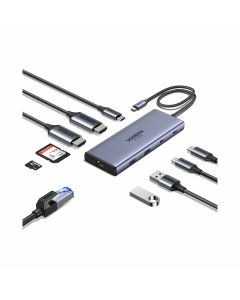 UGREEN 10-IN-1 USB-C HUB - CM639 (DUAL DISPLAY) 45380