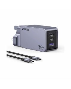 UGREEN 100W NEXODE PRO GAN ADAPTER - X757 (W/USB-C TO USB-C CABLE) 25875
