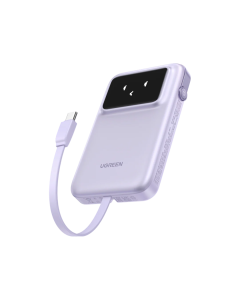UGREEN 30W UNO 10000MAH POWERBANK W/CABLE - PB511 - PURPLE 35604B