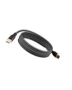 MAZER 240W INFINITELINK COBRA MAGNETIC USB-C TO USB-C 2.0M CABLE - BLACK M-COBRA-C2240-BK