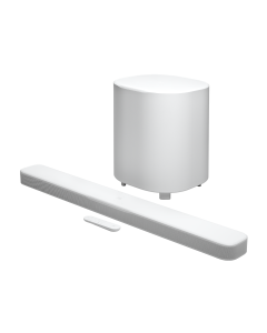 JBL 5.1 CHANNEL SOUNDBAR SYSTEM W/WIRELESS SUBWOOFER - WHITE JBL-SBR-BAR500M2 WHT