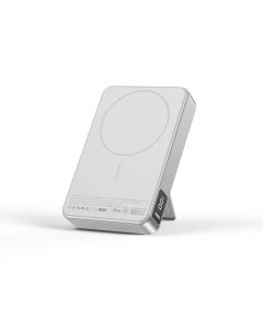 MAZER 30W MAGAIR20 10000MAH WIRELESS MAGNETIC POWERBANK (CCC CERTIFIED) - SILVER M-MAGAIR20-SV