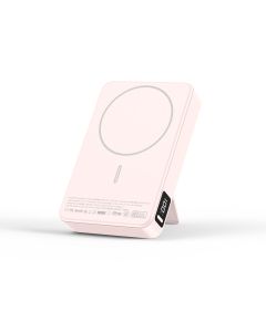 MAZER 30W MAGAIR20 10000MAH WIRELESS MAGNETIC POWERBANK (CCC CERTIFIED) - PINK M-MAGAIR20-PK