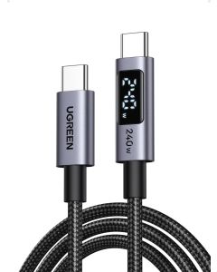 UGREEN 240W USB-C TO USB-C 2.0M CABLE W/DISPLAY - L530 65867