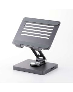 ELECOM 100W 6-IN-1 DOCKING STATION W/STAND - BLACK DST-T060BPGY