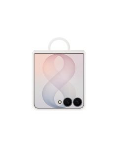 SAMSUNG GALAXY Z FLIP8 SILICONE RING MAGNET CASE - CREAM EF-EF776CWEGWW