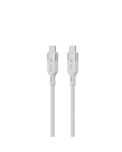 Mazer 240W InfiniteLink Cobra2 Magnetic USB-C to USB-C 1.25m Cable - White M-COBRA20-WH