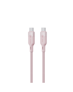 Mazer 240W InfiniteLink Cobra2 Magnetic USB-C to USB-C 1.25m Cable - Pink M-COBRA20-PK
