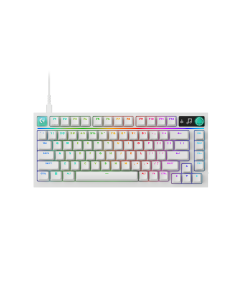 Logitech G316 X 75 Mechanical Wired Gaming Keyboard - White (Linear) 920-014336