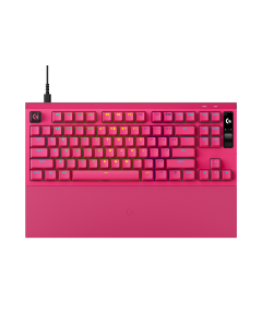 Logitech G PRO X2 Rapid TKL Wired Gaming Keyboard - Magenta 920-014114