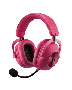 Logitech G PRO X3 LIGHTSPEED Wireless Gaming Headset - Magenta 981-001757